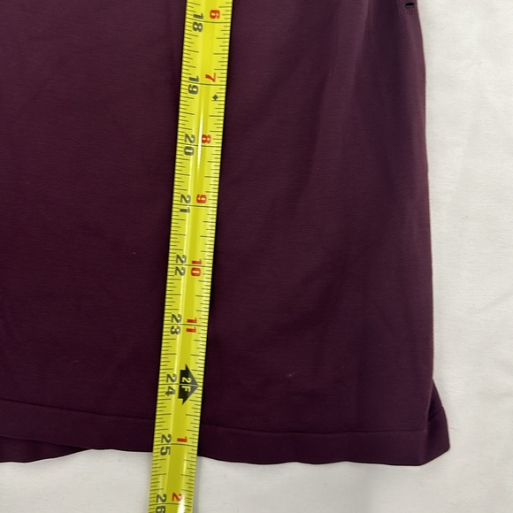 Athleta Foothill Crew Neck Split Back Tank- Small- Burgundy - Picture 4 of 7